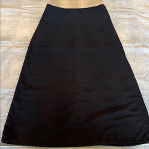 Brandy Melville Classic Black A-Line Slip style skirt